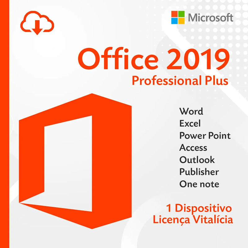 Licença Microsoft Office 2019 Professional Plus