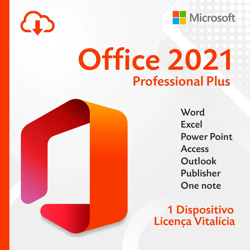 Licença Microsoft Office 2021 Professional Plus