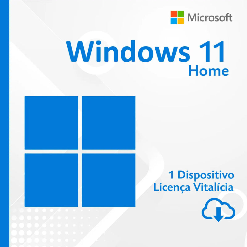 Licença Microsoft Windows 11 Home 64 Bits ESD