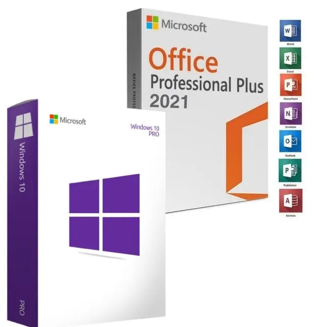 Licenças Windows 10 Pro + Microsoft Office 2021 Professional Plus