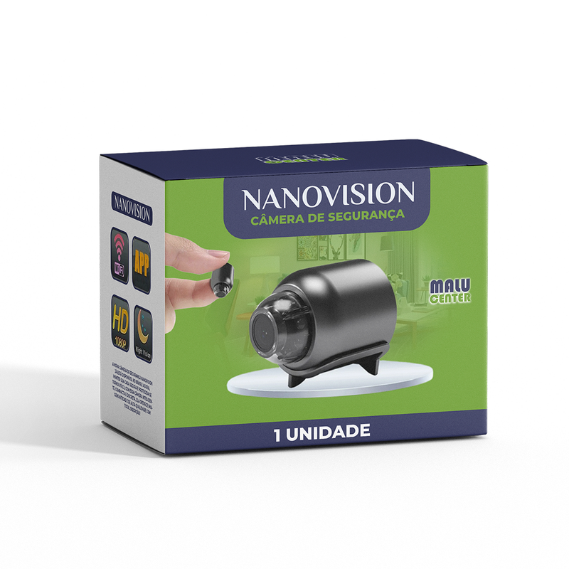 Câmera de Segurança Nano Vision [ULTRA HD 4K]